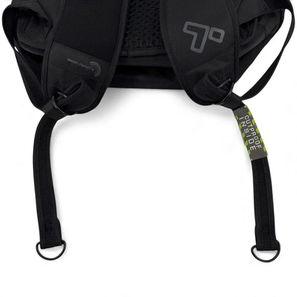 NEW Travelon Anti-Theft Urban Slim-Line Travel Backpack Black